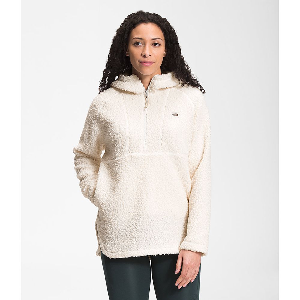 The North Face Fleece Jacket Womens Australia - The North Face Ridge Tunic White (WTN-180273)